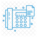 Telecommunication Phone Chart Icon