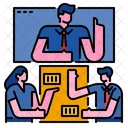 Teleconference Video Conference Video Call Icon