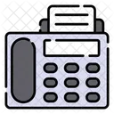 Fax Imprimante Fax Simile Icône