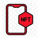 Telefon NFT Krypto Symbol