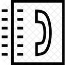 Telefon Verzeichnis Buch Symbol