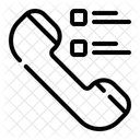 Telefonanruf Umfrage Kunde Symbol
