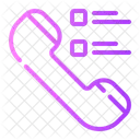 Telefonanruf Umfrage Kunde Symbol