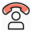 Telefonbenutzer Benutzeranruf Anruf Symbol