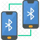 Telefon über Bluetooth verbunden  Symbol