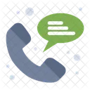 Telefon-Chat  Symbol