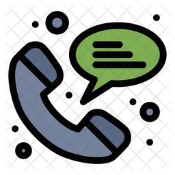 Telefon-Chat  Symbol