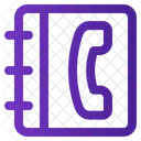 Telefon Buch Kontakt Icon