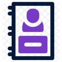 Telefon Buch Adresse Icon