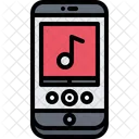 Handy-Musik-Player  Symbol