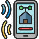 Mobiltelefon Reaktionsschnell Domotik Symbol