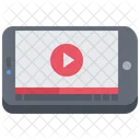 Telefon-Videoplayer  Symbol