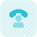 Telefonbenutzer Benutzeranruf Anruf Symbol