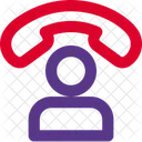 Telefonbenutzer Benutzeranruf Anruf Symbol