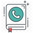 Mphone Book Telefonbuch Kontaktbuch Symbol