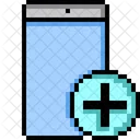 Telefone Mais Pixelartadicionar Ícone