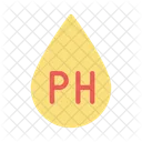 Ph Agua Gota Ícone