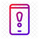 Telefone Cuidado Alerta Ícone