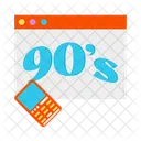 Retro Anos 90 Vintage Ícone