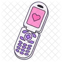 Telefone flip  Ícone