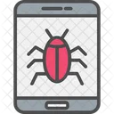 Virus De Telefone Bug Movel Celular Ícone