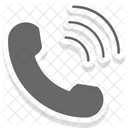 Telefonhorer Rufzeichen Anrufvibration Icon