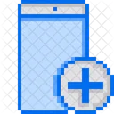 Telefono Mas Pixelartadd Icono