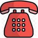 Telefono Fijo Llamada Icono