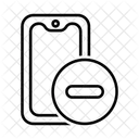 Telefono Quitar Pantalla Tactil Icono