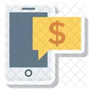 Telefono Dinero Smartphone Icono