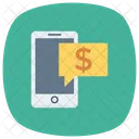 Telefono Dinero Smartphone Icono