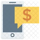 Telefono Dinero Smartphone Icono