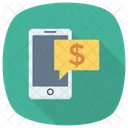 Telefono Dinero Smartphone Icono