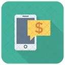 Telefono Dinero Smartphone Icono