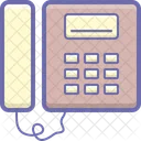 Pbx Plano Telefono Icono