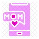 Telefono Madre Dia De La Madre Icon