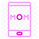 Telefono Madre Dia De La Madre Icon