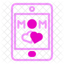 Telefono Madre Dia De La Madre Icon