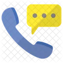 Telefono Telefono Chat Icono