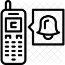 Alarma De Telefono Recordatorio De Telefono Movil Icono