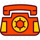 Telefono Viejo Ventajoso Viejo Icono