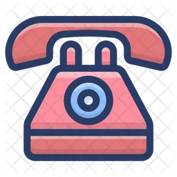 Teléfono fijo  Icono