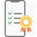 Smartphone Iphone Lista De Verificacion Icono
