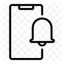 Telefono Inteligente Notificacion Push Interfaz De Usuario Icono