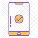 Aprobado Smartphone Verificar Icono