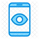 Smartphone Espia Virus Icono