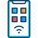 M Smartphone Telefono Inteligente Movil Icono