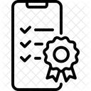 Smartphone Iphone Lista De Verificacion Icono