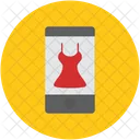 Smartphone Damas Vestido Icono