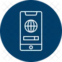 Smartphone Global Globo Icon